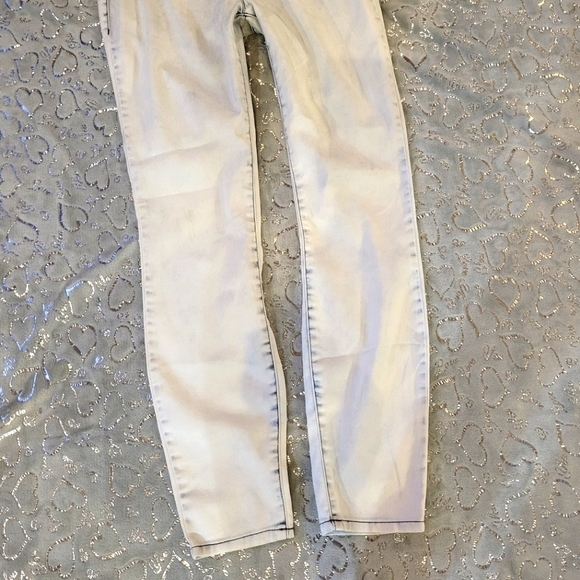 Acid Washed Jeans High Rise Waist Skinny Jeggings Side Zip Tatum Highrise LEI 7 - Picture 5 of 9